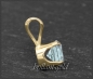 Preview: Anhänger 585 Gold Aquamarin hellblau, 4,5,6,7mm